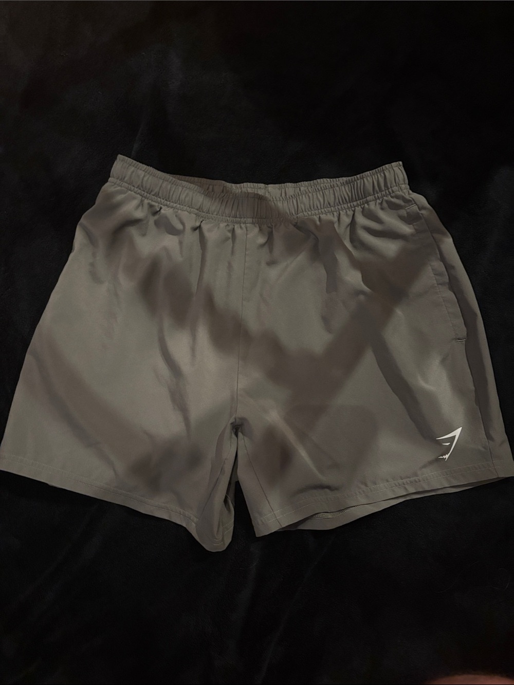 Gymshark Men’s 5” Light GREEN (looks gray in pic) Athletic Shorts